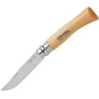Opinel - N°10 Couteau de Poche en Blister - Lame 10 cm Acier Inox, Manche Bois de Hêtre, Usage Quotidien, Bague de Sécurité Viro