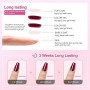 Vishine 15ml Base Coat & Top Coat Lot Vernis de Base et Finition Vernis à ongles Gel Semi-permanent Manucure Kit 2 Pcs