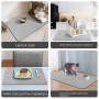 Tapis Egouttoir Vaisselle, Tapis de Machine à Café Absorbant,Tapis égouttoir à Vaisselle antidérapant, Tapis de SéChage Vaissell