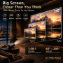 Vidéoprojecteur Intelligent Google TV Compatible 4K,Hi-FI Audio, Auto Focus | X7PRO Natif 1080P FHD Smart Portable Vidéo Project