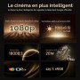 Vidéoprojecteur Intelligent Google TV Compatible 4K,Hi-FI Audio, Auto Focus | X7PRO Natif 1080P FHD Smart Portable Vidéo Project
