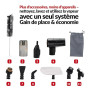LEHMANN SteamWash 1800 - Nettoyeur Vapeur 4 en 1 & Aspirateur Injecteur Extracteur, Nettoyeur à Main Portable Canapé, Tapis, Voi