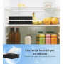 Ankway Lot de 2 Bac à Glaçons avec Couvercle, 30 3.5cm Glacons Moule Silicone, Sans BPA, Faciles à Retirer pour Cocktails, Whisk
