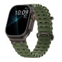 TiMOVO Bracelet Ocean Compatible avec Apple Watch Ultra 4/3/2/1 49 mm | Bracelet Sport Respirant avec Connecteur Métallique Amél