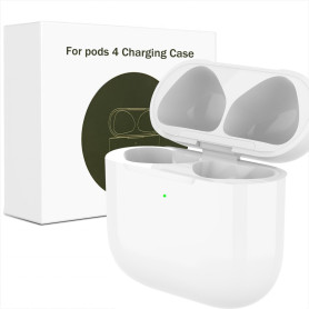 Étui de Chargement sans Fil Compatible avec AirPods 4ème génération (2024), étui de Chargement USB-C avec Bouton de synchronisat
