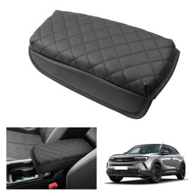 GAFAT Compatible avec Opel Mokka B Mokka-e 2021-2025 2026 Housses d'Accoudoir Central, Protection d'Accoudoir Central, Rembourra