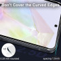 GEEMEE 2+2 Pièces Verre Trempé pour Samsung Galaxy A35 5G avec Caméra Arrière Protecteur (Noir), 9H Dureté HD sans BullesAnti-Ra