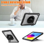 Gerutek Coque pour iPad 10ème Gén 2022 10.9 Pouces+Protection d'écran, Étui Antichoc Structure à 2 Couches avec Support Pivotant