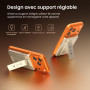 MOCOLL Batterie Externe 5000 mah magnétique PD 20W avec Support | batterie externe magnétique 5000mAh avec support intégré, batt