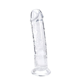 Gode ventouse 20 cm - Matériau sûr pour le corps - Jouet sexuel réaliste pour débutants - Avec ventouse puissante - Pour les mai
