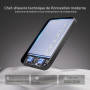 Kstime Batterie externe magnétique 10 000 mAh, design ultra fin en titane de 14 mm, chargeur portable sans fil PD20W avec entrée