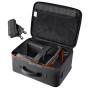 celexon Economy Grand Sac pour projecteur | 40,5x29x15/43x32,5x17cm | Noir | Cadre rigide déperlant et lavable en polyester 100%