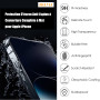 JELLYEA 3 pièces pour iPhone 15 Pro Verre Trempé Mat Anti-Espion | Couverture Complète Film Mat Protection d'écran 9H Anti-Spy A