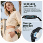 Neitra 4 Pièces PC Coque pour Samsung Galaxy Watch 9 8 40mm Protection | Coques avec Protecteur D'écran en Verre Trempé, étui de
