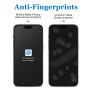 Mothca Verre Trempé Anti Espion pour iPhone 15 Pro Mat, Vitre Protection Ecran Privacy Matte à Couverture Complète, 9H Dureté, A