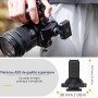 JJC Adaptateur Chaussure Froide pour DJI Mic 1 avec Filetage 1/4"-20 | Adaptateur de Chaussure Froide pour Appareils Photo Refle