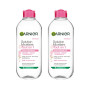 Garnier - SkinActive - Solution Micellaire Tout en Un - Peaux Sèches et Sensibles - Grand Format 400 ml (Lot de 2)