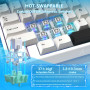 MAMBASNAKE ATTACK SHARK M36 HE Clavier Gaming Une Main 8000Hz Rapid Trigger, 36 Touches Filaire Interrupteur Magnétique, Précisi