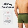 FM London Lot de 5 Boxers Bambou Homme Ultra Doux