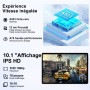 DMOAO Tablette Android avec 5G Wi-FI 6, 18Go RAM + 128Go ROM(1 to Extensible), Tablette Tactile 10 Pouces avec Widevine L1, Blue