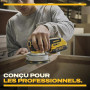 DEWALT Ponceuse excentrique sans fil 125 mm 18V XR, moteur brushless, vitesse variable 5 positions, avec sac souple et disques a
