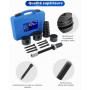 ATPEAM Extracteur Roulement 19 Pièces, Kit Arrache Roulement Moyeu | 9 adaptateurs 55,5-84 mm, pour moyeu et roue FWD, acier hau