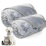 CULEO Couvertures pour chiens,Lot de 2 couvertures chaudes pour animaux de compagnie, tapis pour chats et chiens