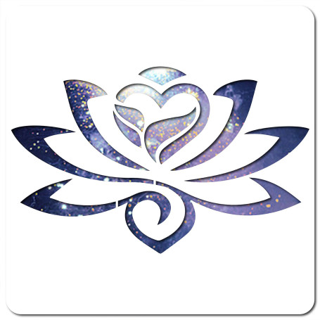 GORGECRAFT Lotus Flower Pochoir Modèle Grand 11.8x11.8 Pouce Réutilisable Signe Home Decor pour Peinture Sur Bois Mur Scrapbook 