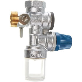 Caleffi 526152 Unité de Sécurité Chaudière et Batterie avec Vanne d'arrêt et Distributeur Réglable, 10 kW, 3/4"