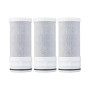 Ibergrif M91007-1 Lot de 3 Cartouches de Filtre à Eau pour Robinet de Rechange, Filtre Efficacement le Chlore, les Sédiments, le