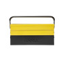 STANLEY 1-94-738 94-738 Boîte métal 5 Tiroirs - Grand Volume de Rangement -deux Poignées Articulées - Système Anti Pince-Doigt -