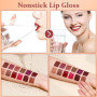 ALIIP Coffret 12 Rouges à Lèvres Mats Liquides, Ne Se Décolore Pas, Cadeau | Rouges à Lèvres Mats Liquides Longue Tenue, Fini Ma