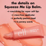 e.l.f. Squeeze Me Baume à lèvres hydratant pour une touche de couleur, à l'acide hyaluronique, végétalien et sans cruauté envers
