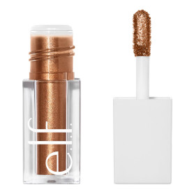 e.l.f. Fard à paupières métallique liquide, ombre à paupières effet métallique - Formule longue durée à base de gel - Séchage ra