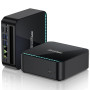 DreamQuest Mini PC Ryzen 5 7430U 16 Go RAM 512 Go SSD Windows 11 Pro | Ordinateur de Bureau Compact avec Radeon Vega 7 WiFi 6 Bl