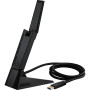 MSI AXE5400 Adaptateur USB WiFi 6E tri-Bande - WLAN jusqu'à 5400 Mbps (6 GHz, 5 GHz, 2.4GHz sans Fil), USB Type-A 3.2 Gen 1, MU-