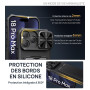 Vihibii Coque pour iPhone 18 Pro Max avec Porte Carte & Support, 2026, Noir | Protection Caméra, Béquille Réglable, Robuste Port