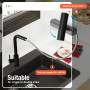 Virklyee Robinet cascade de cuisine extensible Mitigeur Cuisine Rotatif à 360° Robinet de Cuisine avec Pulvérisateur Extractible