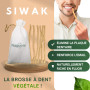 Siwak Naturel – 6 Bâtons de Miswak Sec + Pochon | Sans Conservateur, Écologique Sans Plastique, Dents Blanches & Haleine Fraîche