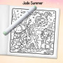 Magic Academy: Cozy Fantasy Coloring Book for Adults and Teens with Witches, Wizards, Spells, Potions, and Magical School Advent