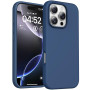 TOCOL Coque pour iPhone 16 Pro, Doublure Douce en Tissu Microfibre, Anti-Choc, Anti-Rayures, Coque en Silicone pour iPhone 16 Pr