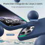 TOCOL Coque pour iPhone 16 Pro, Doublure Douce en Tissu Microfibre, Anti-Choc, Anti-Rayures, Coque en Silicone pour iPhone 16 Pr