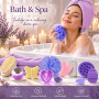Calendrier de l'Avent 2026 Femme, 24 Jours Beauté, Bien-Être & Soin, Calendrier de l Avent Beauté avec Accessoires Bain, Cheveux