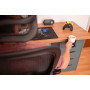 Girafus Porte Gobelet Bureau à Pince – Porte Tasse, Mug & Gourde, Gaming | Anse orientable en 3 positions (gauche, droite, centr
