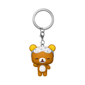 Funko Pop! Keychain: Rilakkuma - Rilakkuma Sleepy | Goodies Officiels - Porte-Clés Mini Figurine pour Sac et Sac à Dos - Petit C