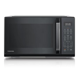 Toshiba MW3-EM23PE(BK) Micro-ondes 23L, Micro-ondes sur Pied, 800W, Noir | Chauffage Rapide, 11 Niveaux de Puissance, 7 Menus Au