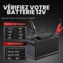 LAUNCH BST360 Testeur de Batterie Voiture 12V | 100-2000 CCA Bluetooth Outil Analyseur de Batterie Auto, Tests de Santé de Charg