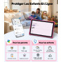 ALLDOCUBE Tablette Enfants 10 Pouces,Android 16,12Go+64Go,6000mAh,Rose | Contrôle Parental,YouTube Kids,Kids Space,Widevine L1,G