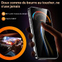 QUESPLE [2 Pièces] Verre Trempé Anti-Espion pour iPhone 17, Dépoussiérage Automatique Haute Qualité Couverture Complète, Dureté 