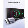 UGREEN Câble USB 3.0 Mâle A vers Micro B Cable Disque Dur Externe (0.5M) | Nylon Tressé, Compatible avec Western Digital WD Elem